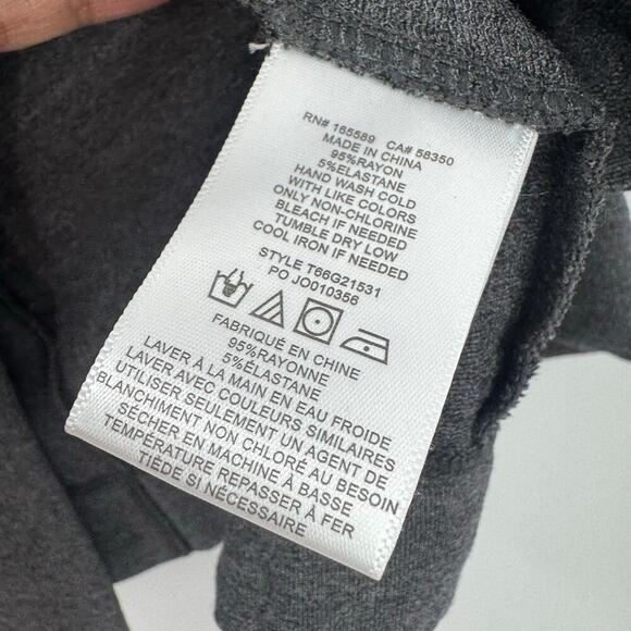 Joie Neville Knit One-Button Blazer Jacket Long Sleeve Heather Gray Size S NWT - Picture 10 of 12